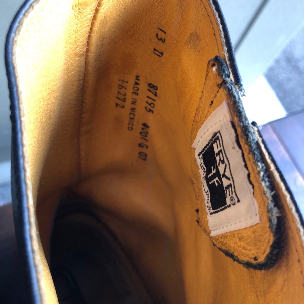 Frye mens Rogan Engineer boot black - Picture 4 of 5